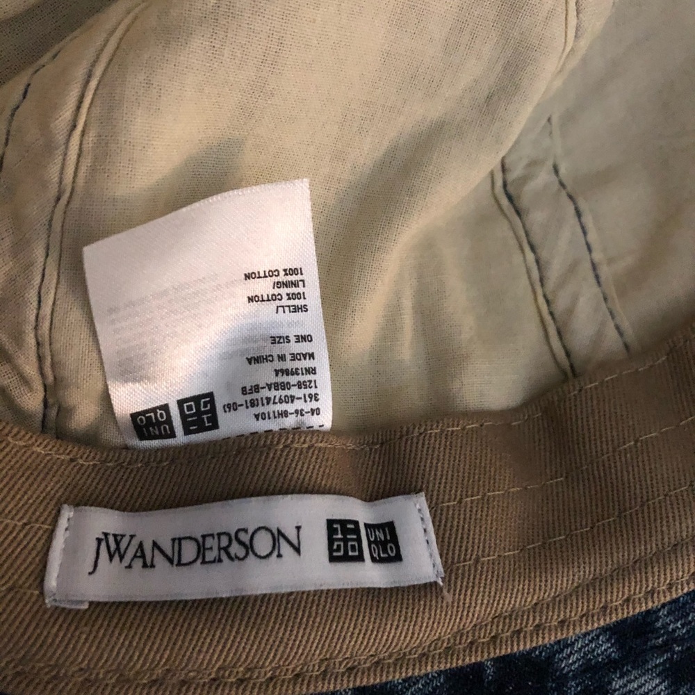 JW Anderson Uniqlo bucket hat.
